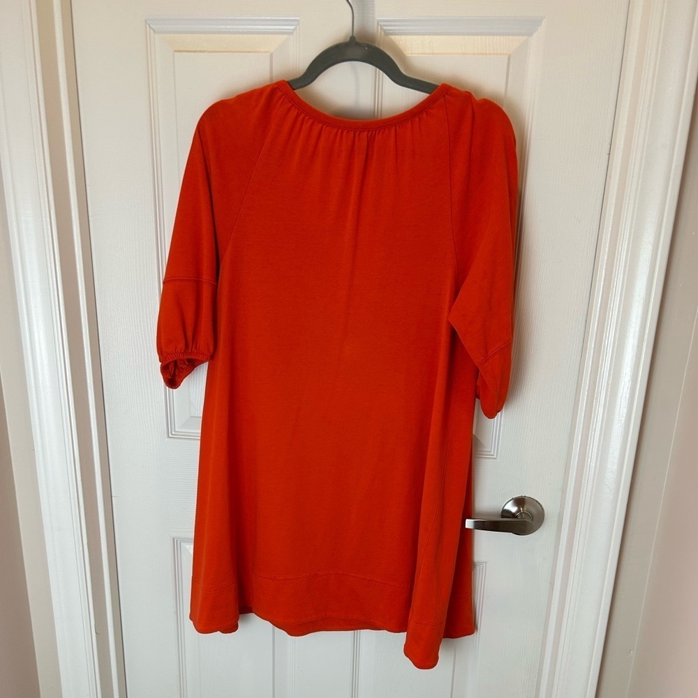 ANTHROPOLOGY ANAIS ORANGE TUNIC DRESS XS - Picture 5 of 10